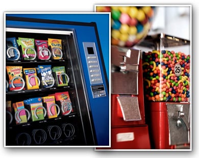 Illustrative example of vending machine locator service