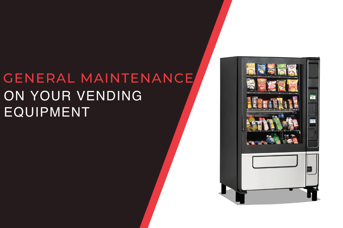 Illustrative example of vending machine maintenance