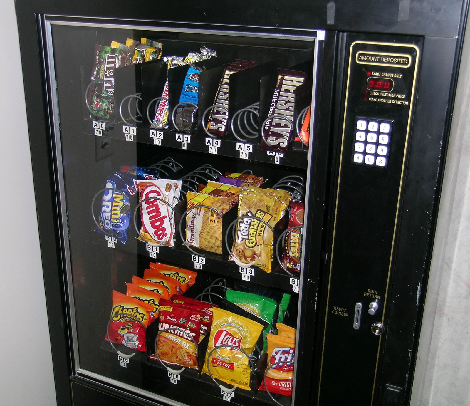 Illustrative example of vending machine meaning