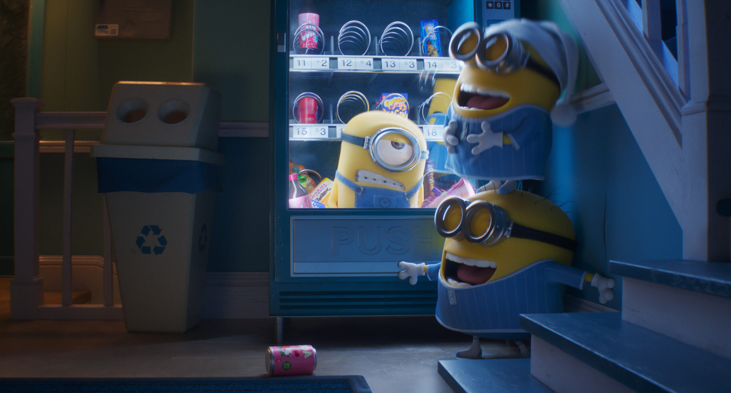 Illustrative example of vending machine minion
