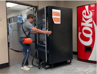 Illustrative example of vending machine movers