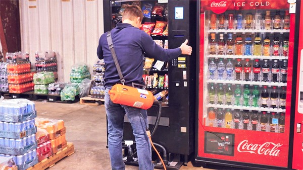 Illustrative example of vending machine moving company