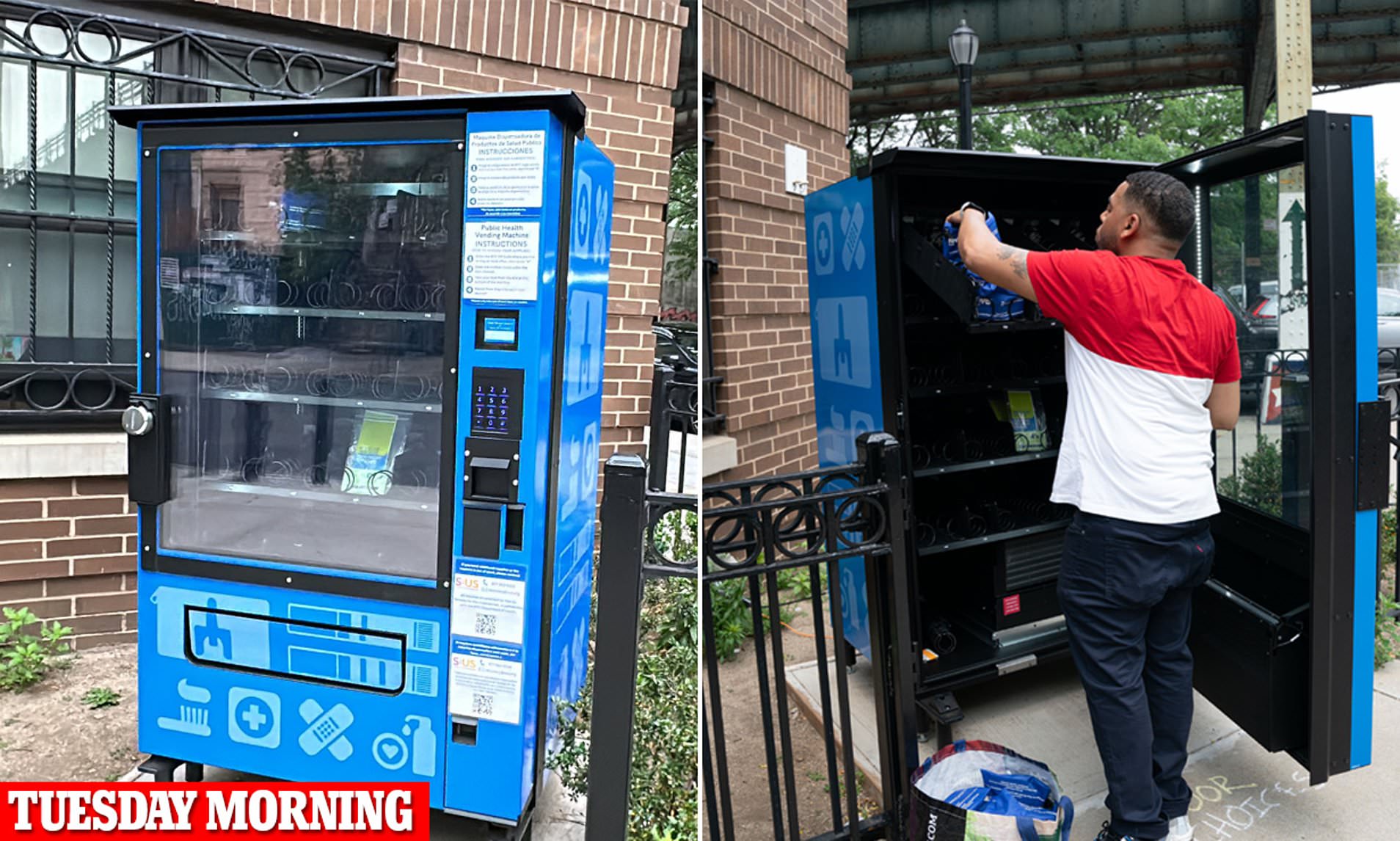 Illustrative example of vending machine new york