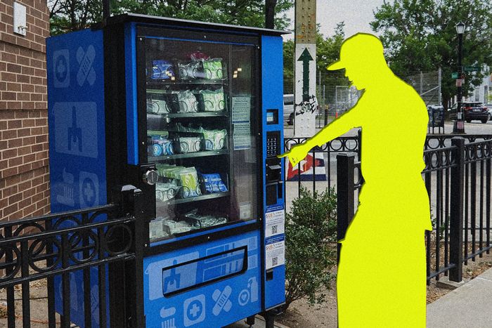 Illustrative example of vending machine new york
