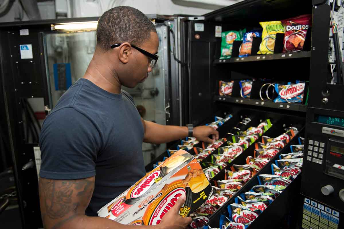 Illustrative example of vending machine operator
