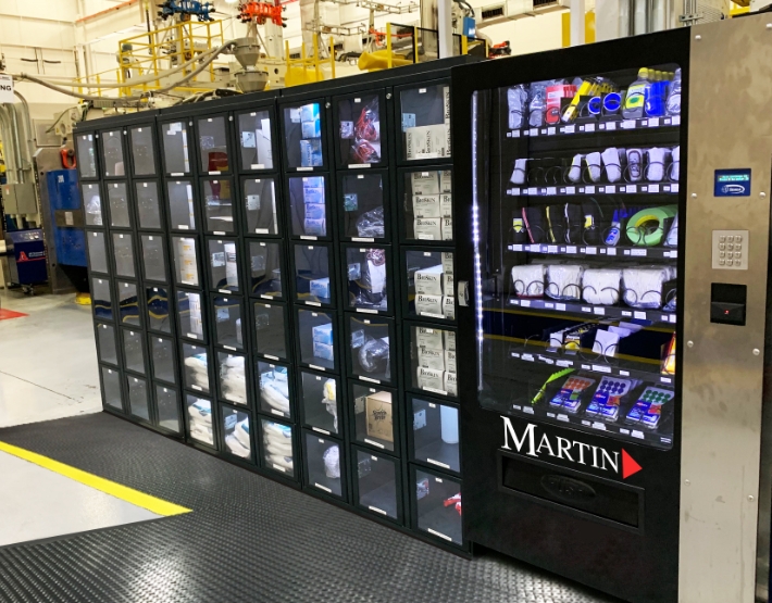 Illustrative example of vending machine parts