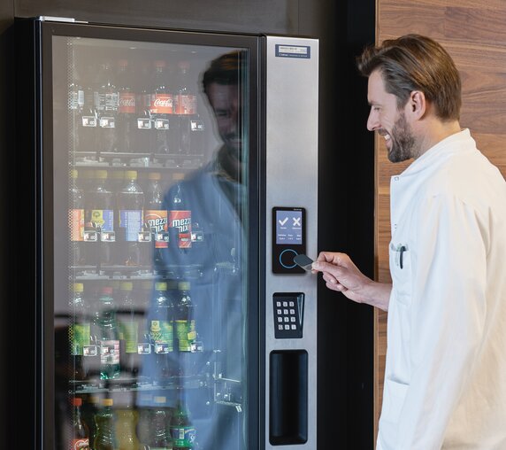 Illustrative example of vending machine payment