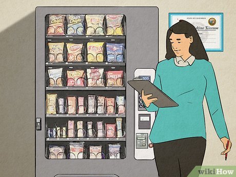 Illustrative example of vending machine permit