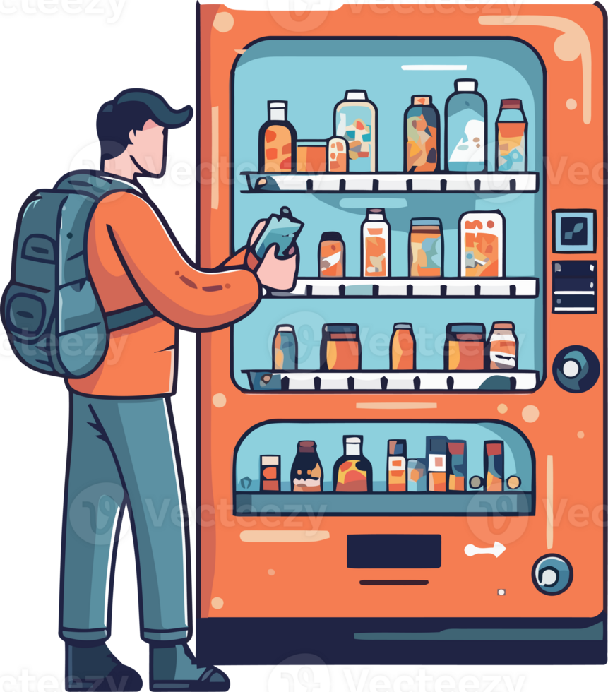 Illustrative example of vending machine png