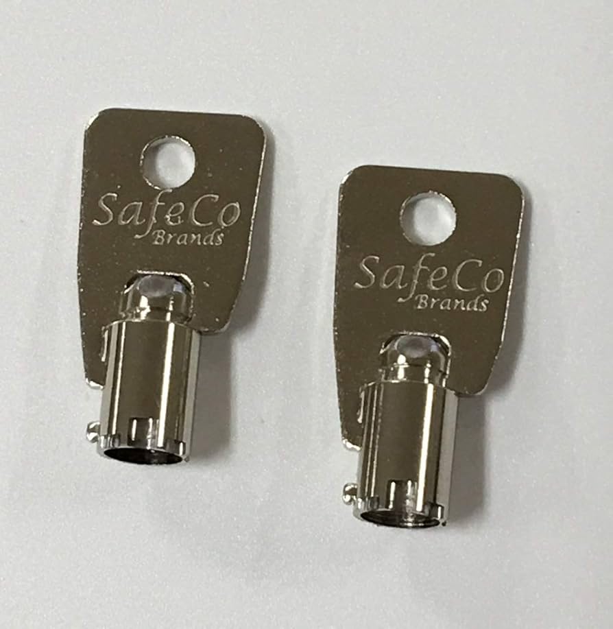Illustrative example of vending machine replacement keys