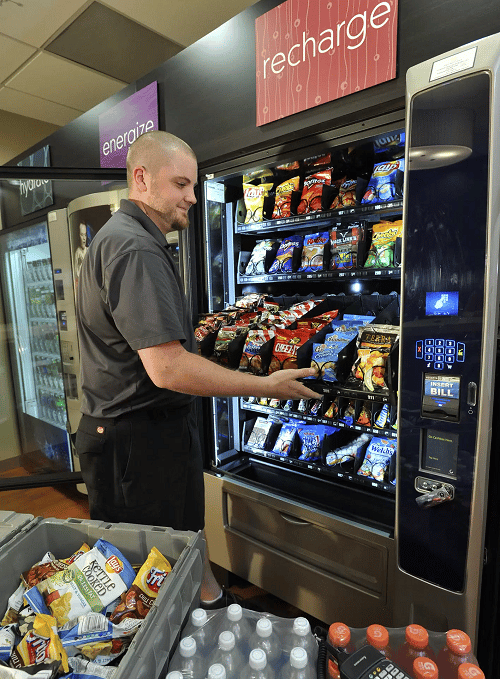 Illustrative example of vending machine routes