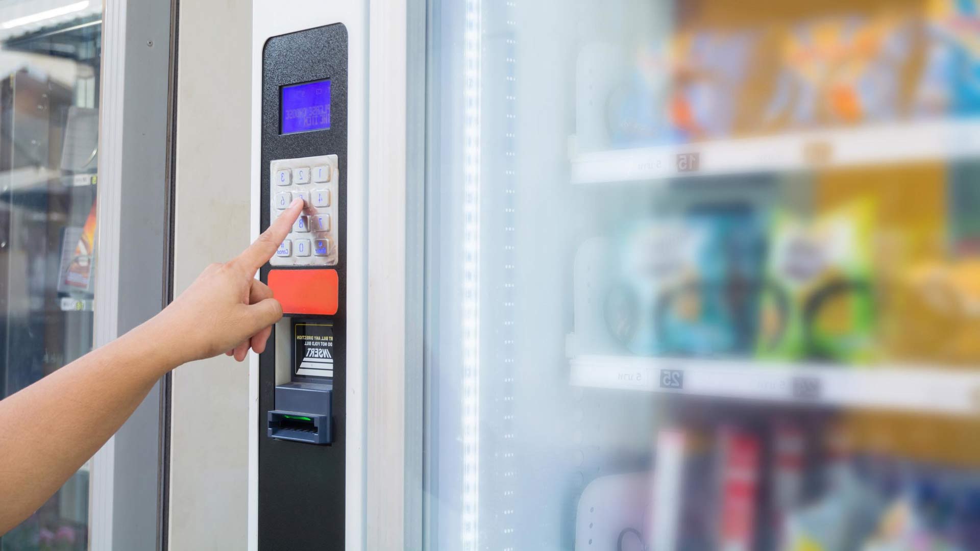 Illustrative example of vending machine service