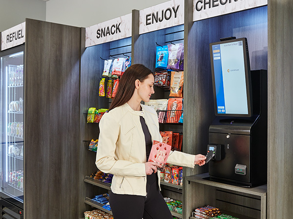 Illustrative example of vending machine services