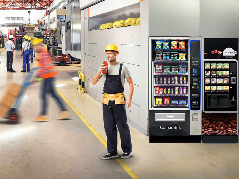 Illustrative example of vending machine services