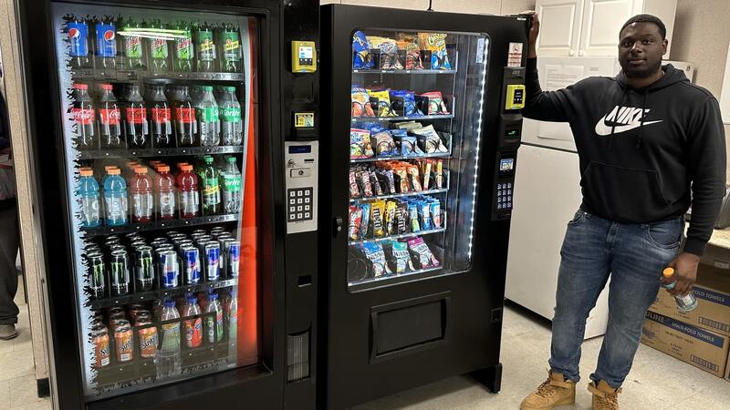 Illustrative example of vending machine side hustle