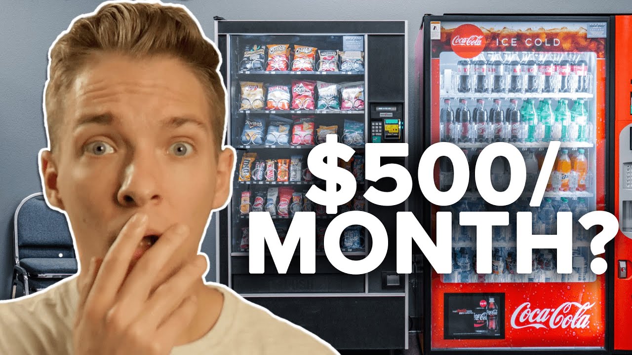 Illustrative example of vending machine side hustle