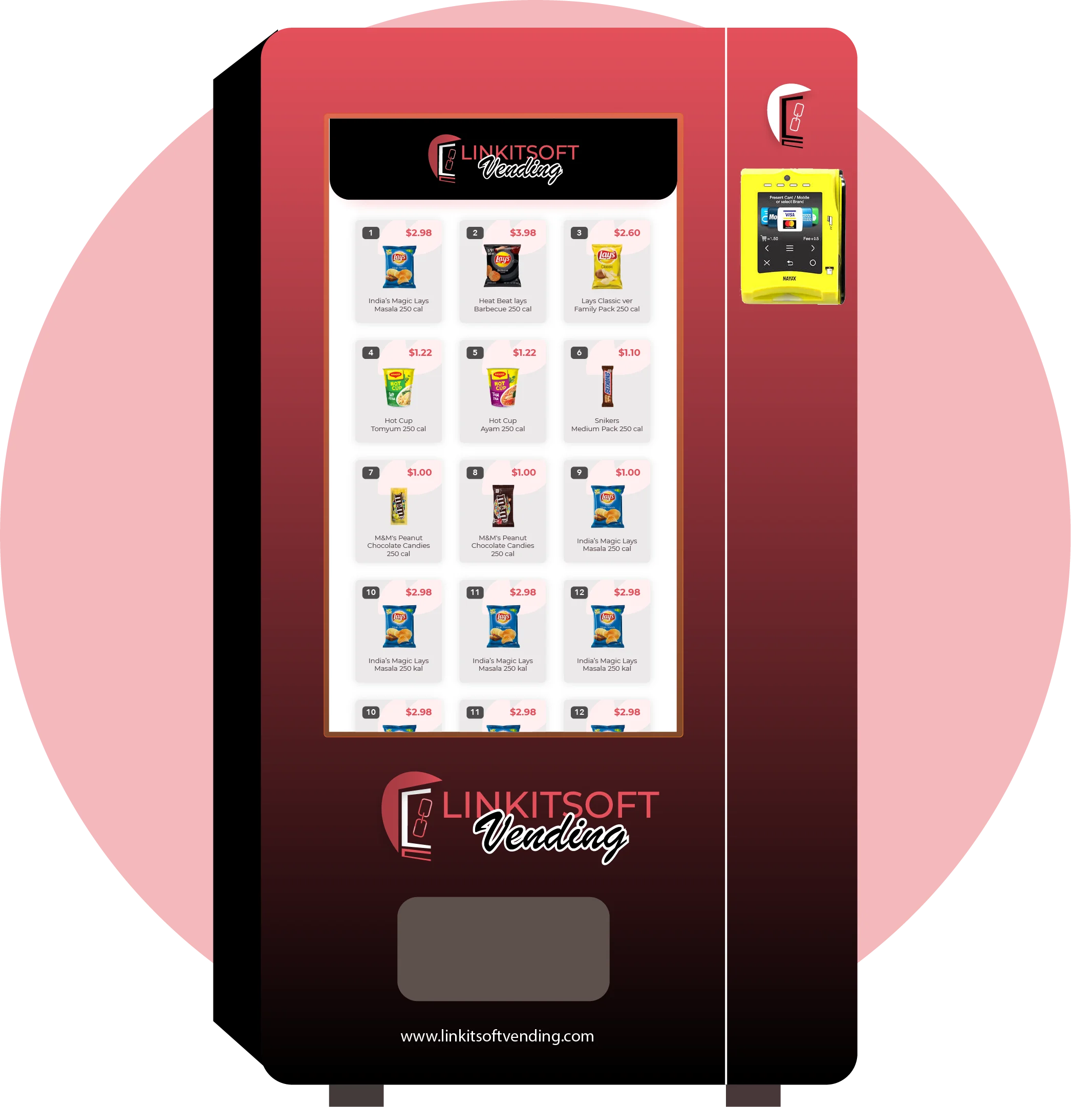 Illustrative example of vending machine software