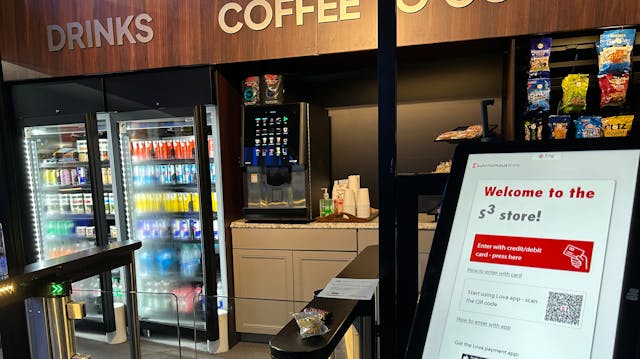 Illustrative example of vending machine store