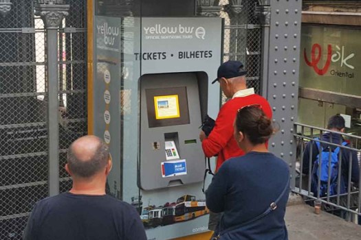 Illustrative example of vending machine transit