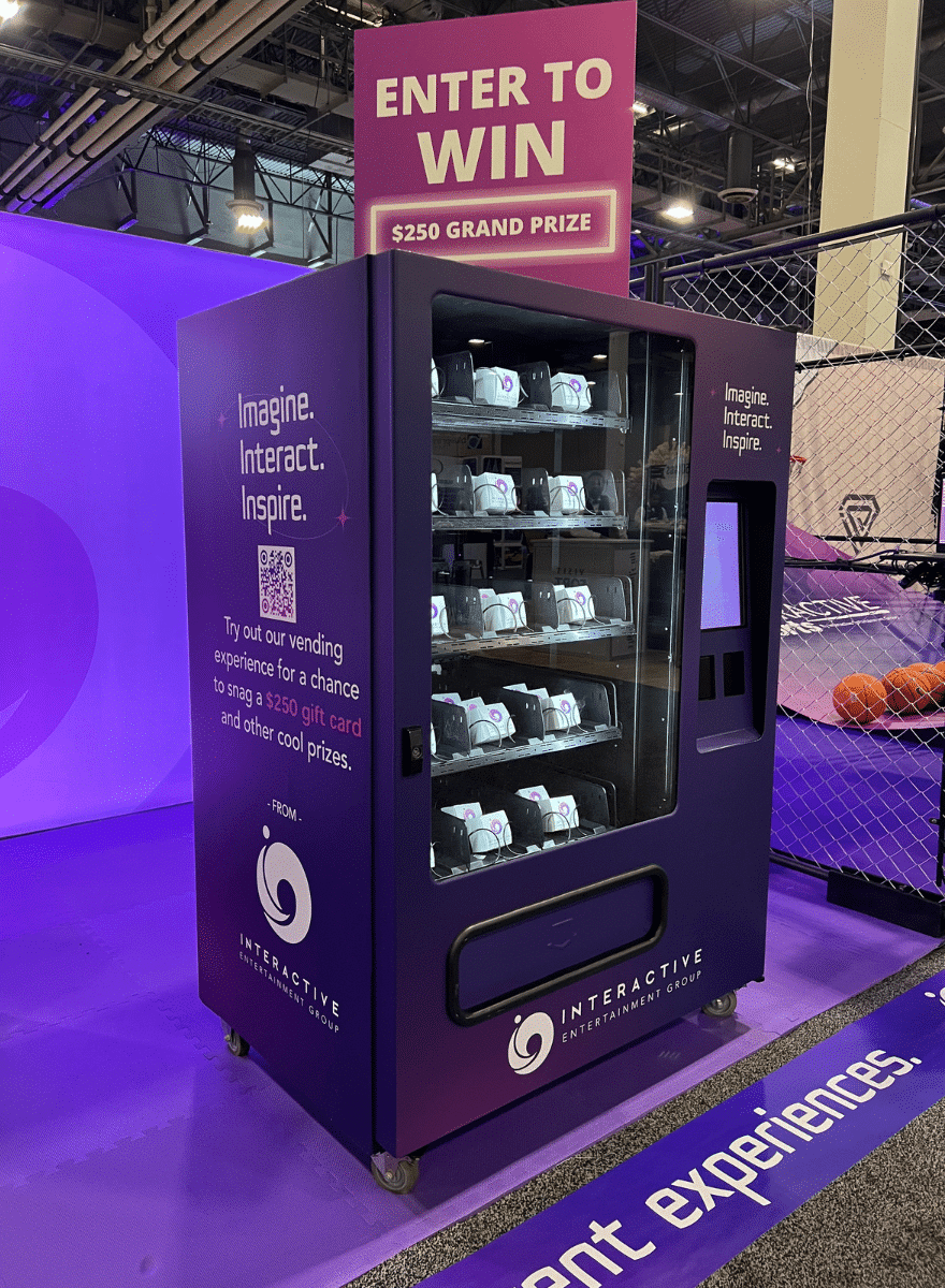 Illustrative example of vending machines for hire