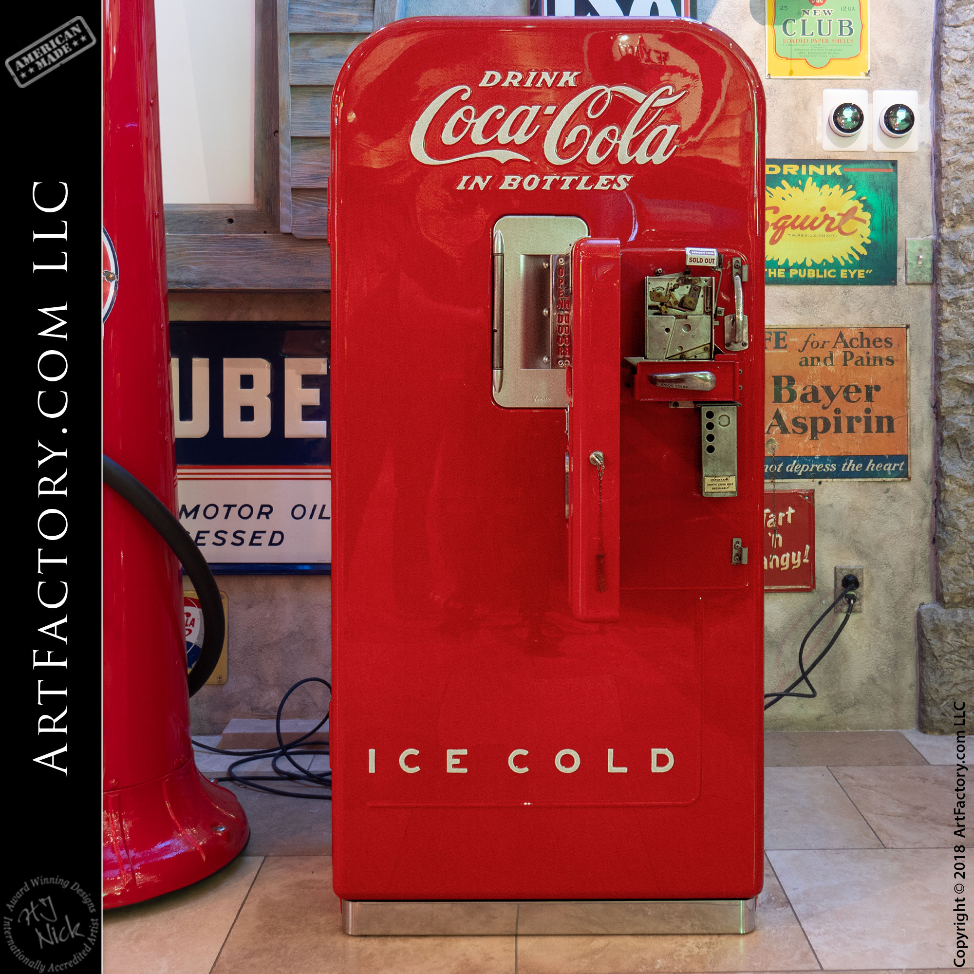 Illustrative example of vendo 39 coke machine