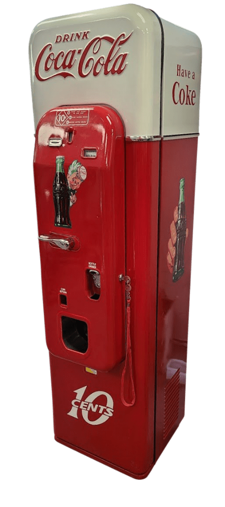 Illustrative example of vendo 44 coke machine