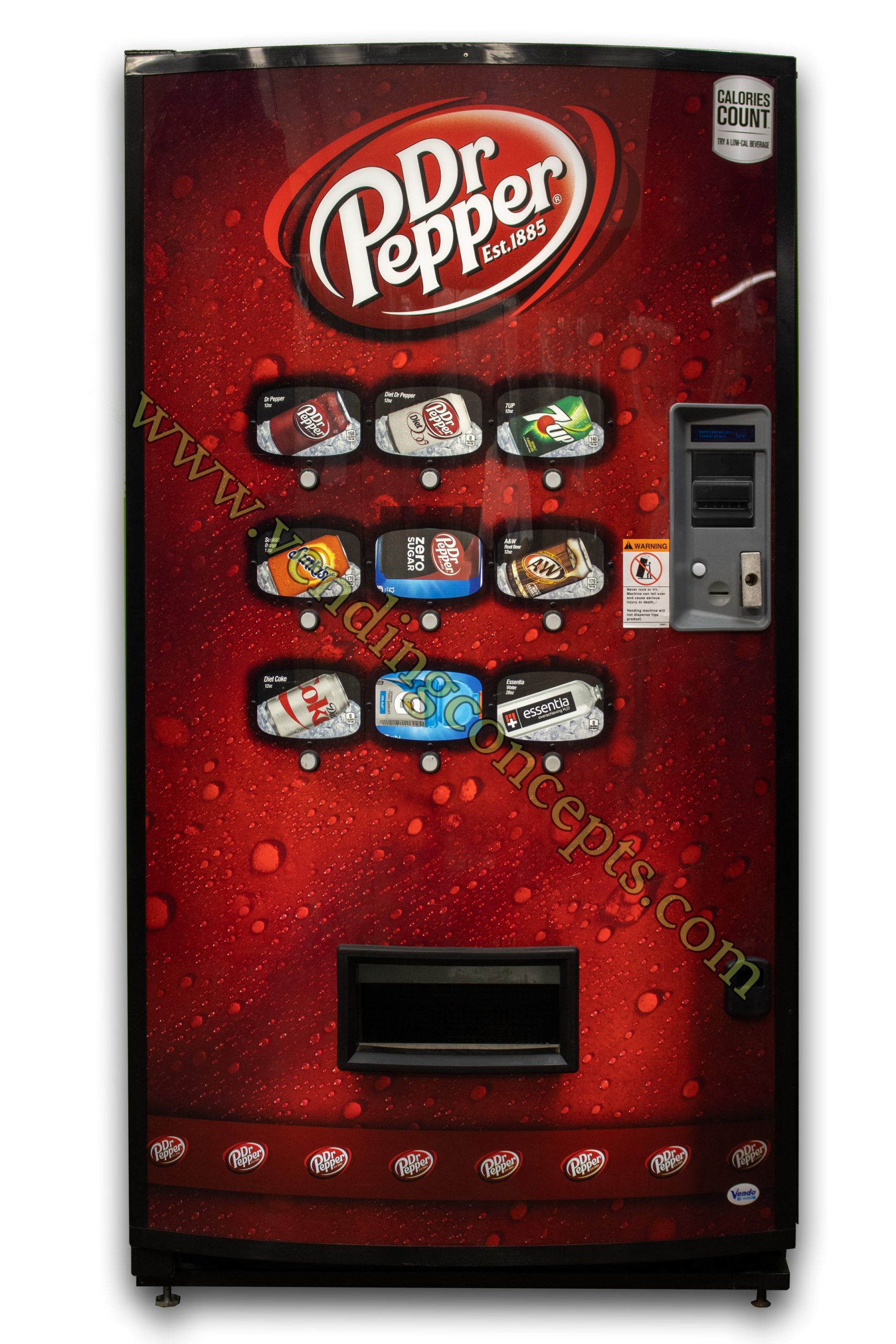 Illustrative example of vendo 721 soda machine