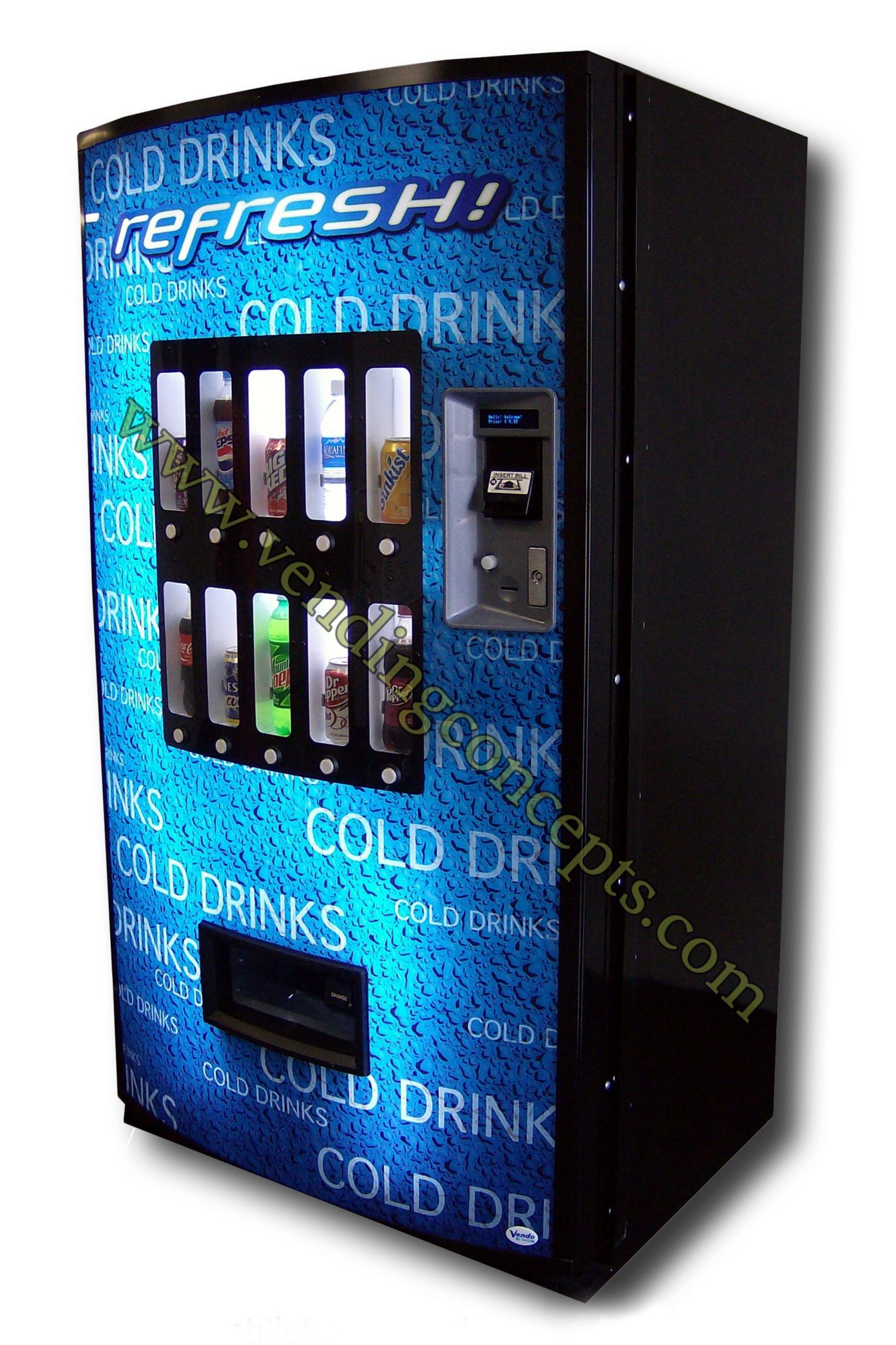 Illustrative example of vendo drink machine
