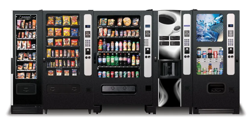 Illustrative example of vendo machine for rent