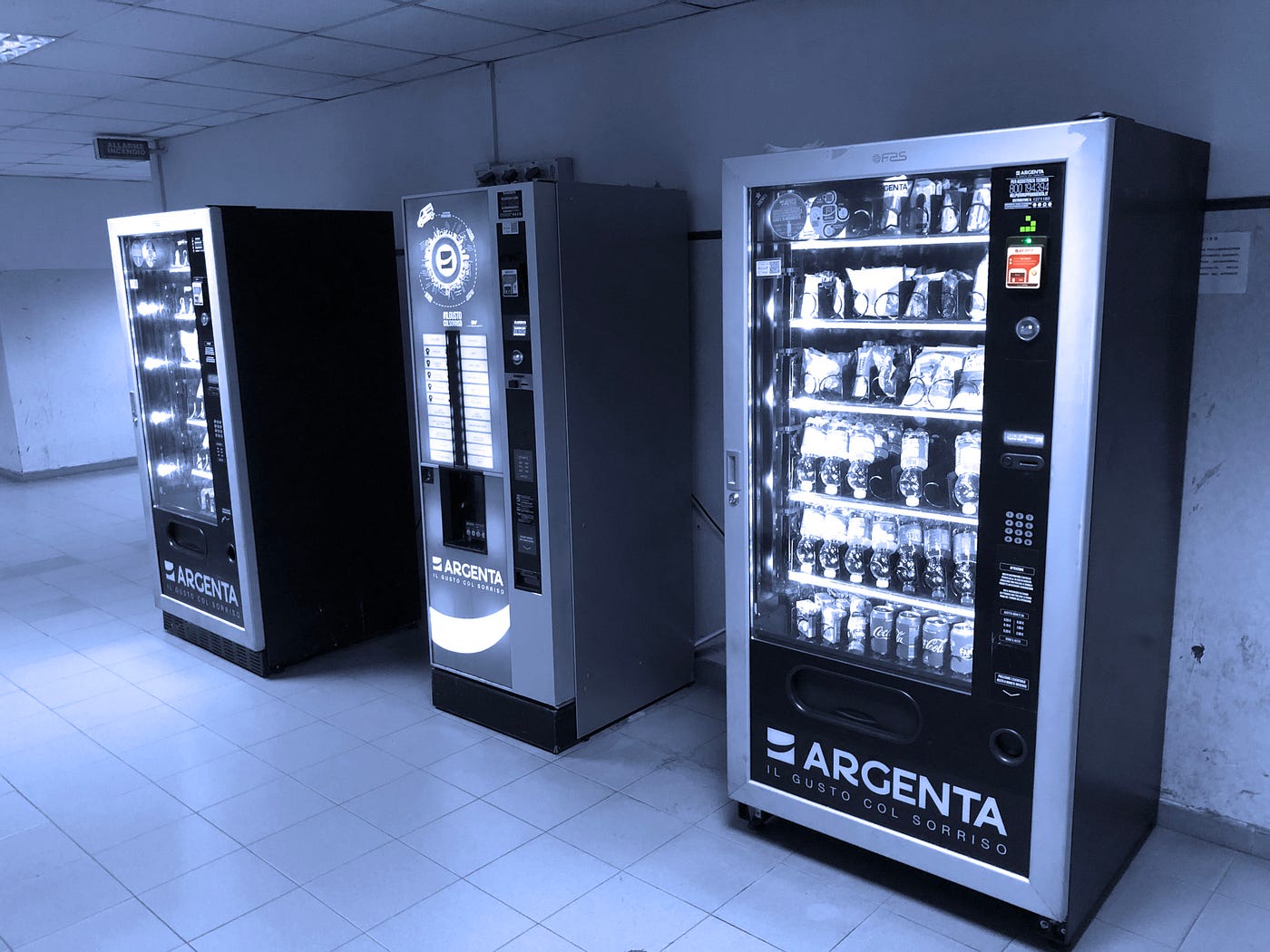 Illustrative example of vendo machine hack