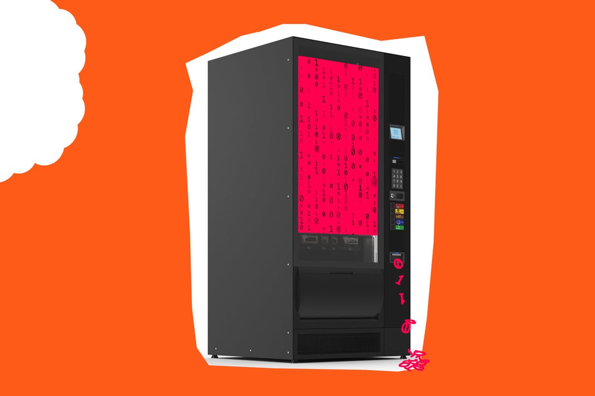Illustrative example of vendo machine hack