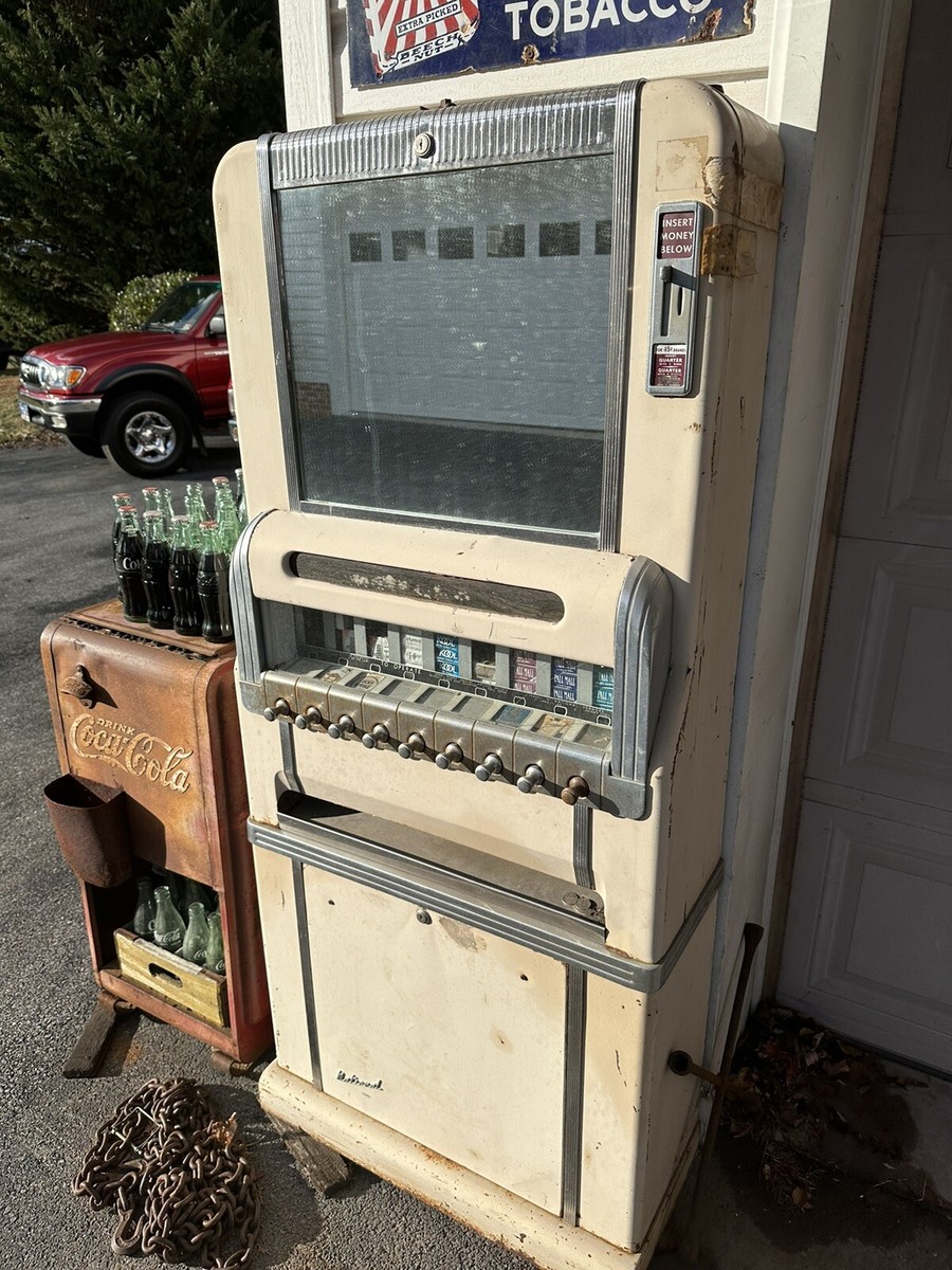 Illustrative example of vintage cigarette vending machine for sale