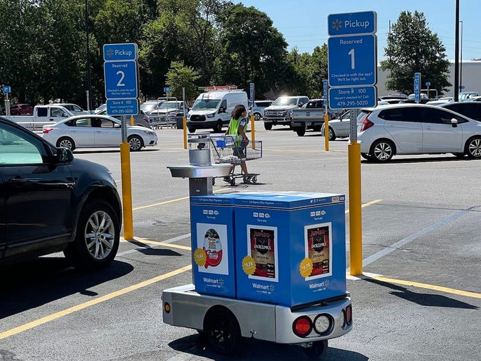 Illustrative example of walmart vending machine