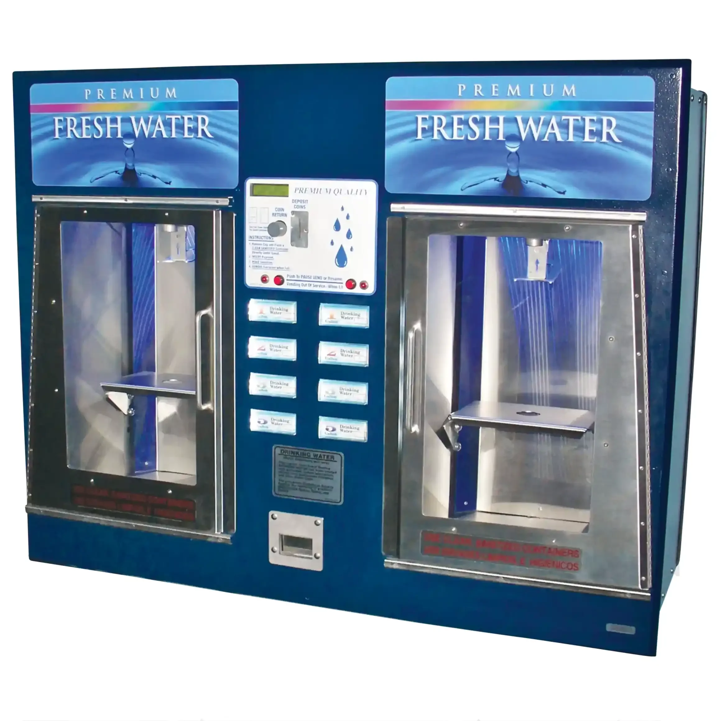 Illustrative example of water vending machine