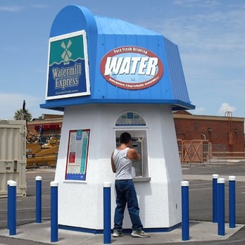 Illustrative example of water vending machine near me