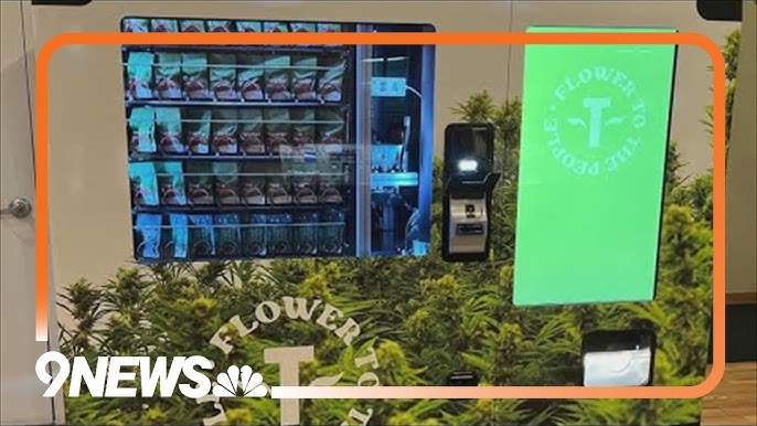 Illustrative example of weed dispensary vending machine