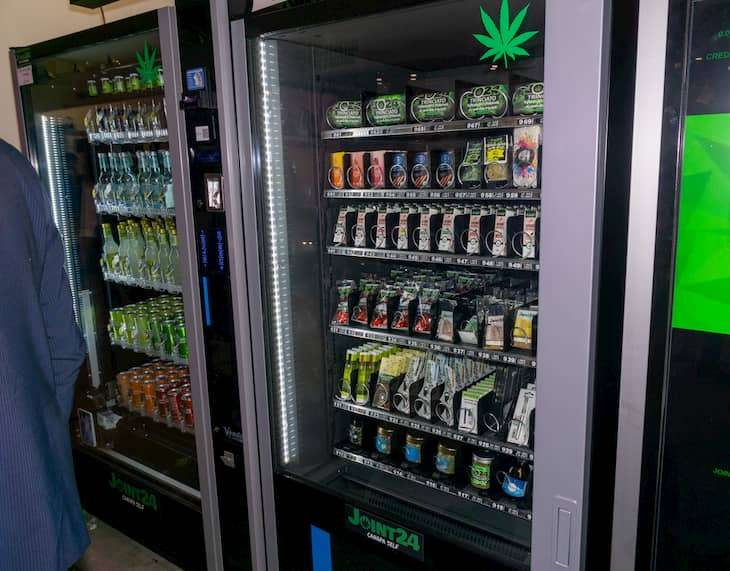 Illustrative example of weed vending machine near me