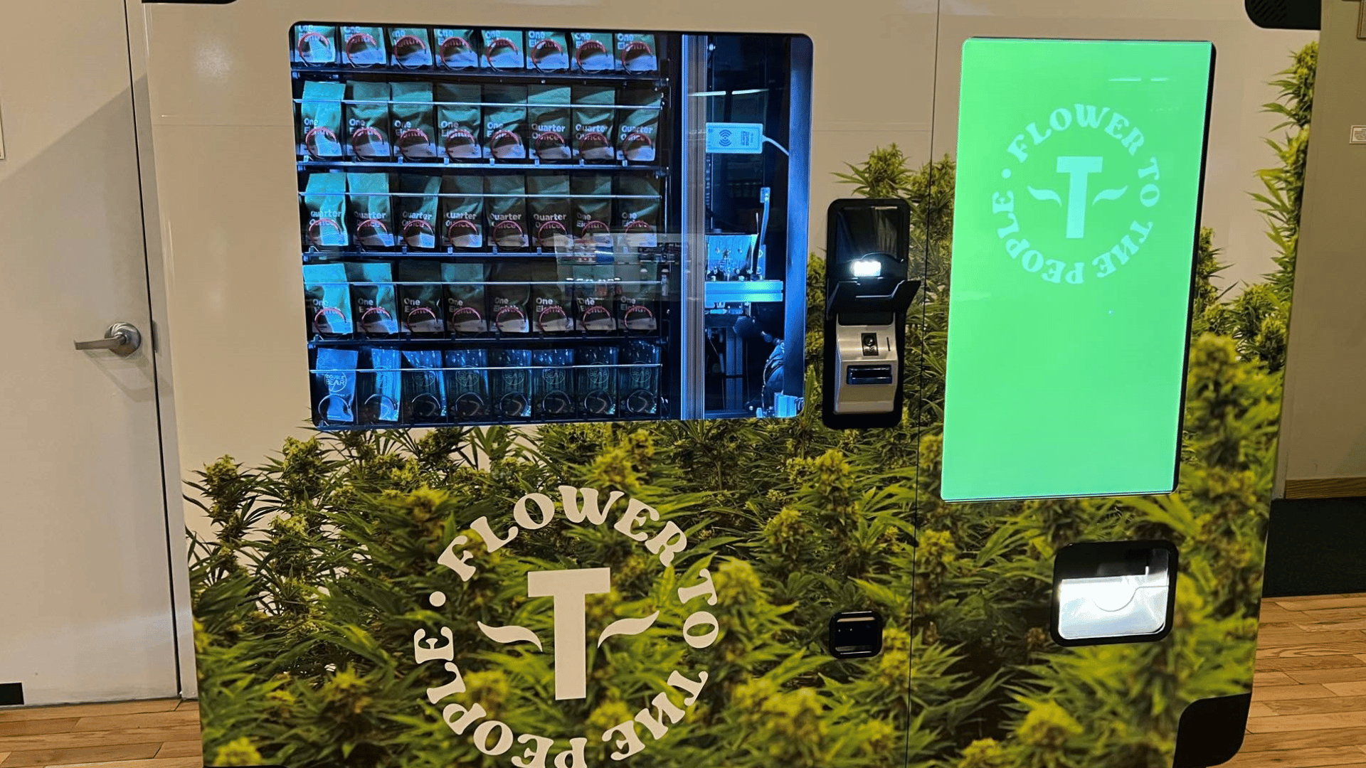Illustrative example of weed vending machine prices