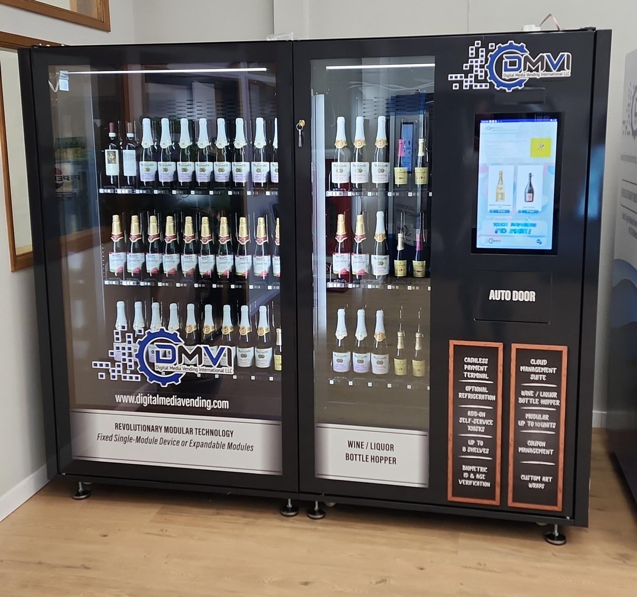 Illustrative example of wine vending machine