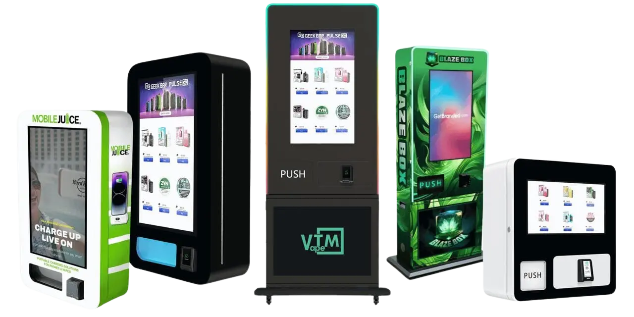 Illustrative example of zyn vending machine